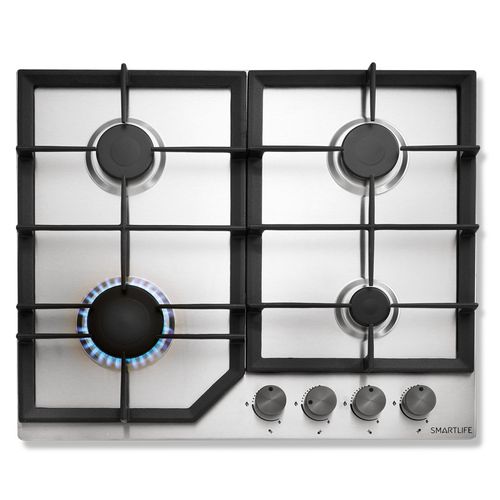 ANAFE A GAS 4 HORNALLAS INOX SMARTLIFE