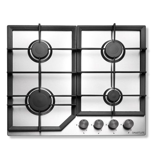 ANAFE A GAS 4 HORNALLAS INOX SMARTLIFE