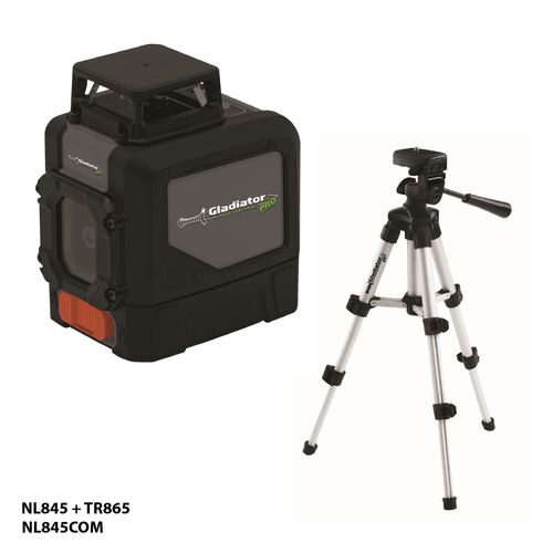 Combo Nivel de láser NL845 Gladiator + Trípode TR865