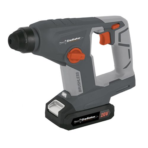 ROTOMARTILLO  BRUSHLESS 20V C/BATERÍA GLADIATOR  PRO