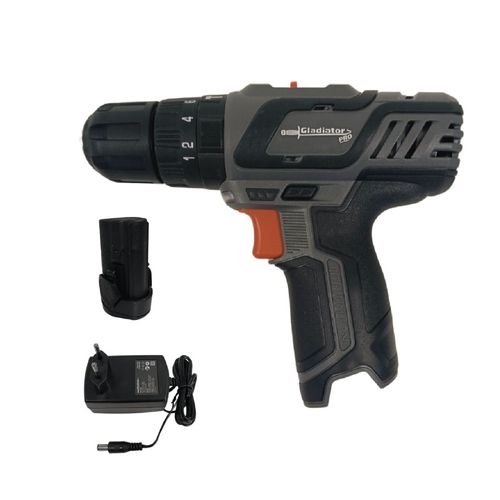 TALADRO PERCUTOR RECARGABLE 12V GLADIATOR