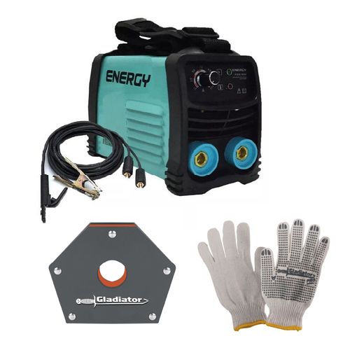 COMBO SOLDADORA + ESCUADRA + GUANTES ENERGY