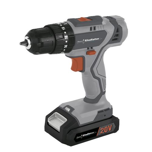 TALADRO ATORNILLADOR PERCUTOR 20V GLADIATOR