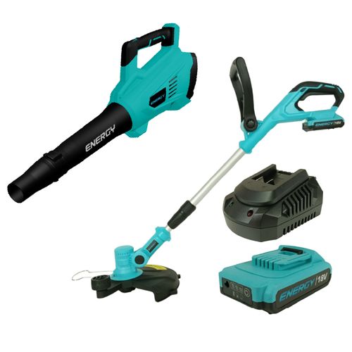 COMBO SOPLADOR B180/18 + BORDEADORA T320/18 + BATERIA + CARGADOR ENERGY