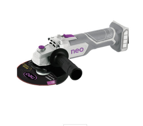AMOLADORA ANGULAR RECARGABLE 115MM BRUSHLESS 20V NEO sin bateria