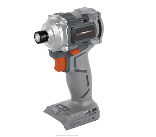 LLAVE Y ATORNILLADOR DE IMPACTO BRUSHLESS 20V S/BAT. GLADIATOR