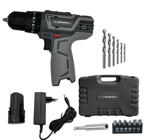 TALADRO ATORNILLADOR GLADIATOR 12V