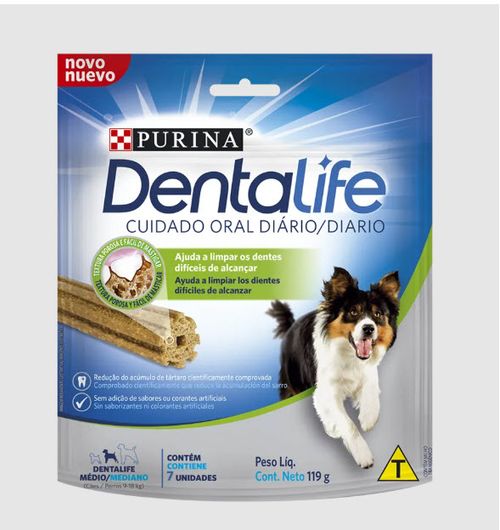 SNACK DENTALIFE CUIDADO ORAL PERROS RAZAS MEDIANAS- PACK 10 UNIDADES
