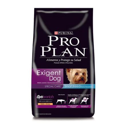ALIMENTO PURINA PRO PLAN RAZAS PEQUEÑAS 3KG