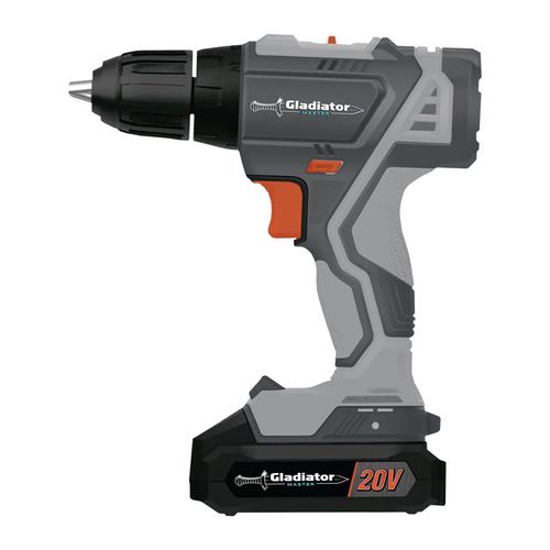 TALADRO ATORNILLADOR PERCUTOR 20V C/BAT GLADIATOR
