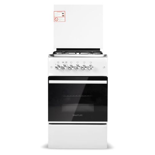 COCINA A GAS SMARTLIFE 5055 BLANCA - REACONDICIONADA