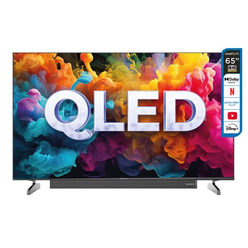 SMART TV SMARTLIFE QLED 65" 4K CON BARRA DE SONIDO