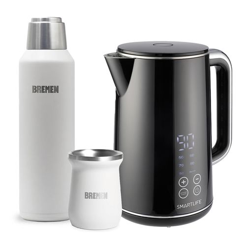 COMBO BREMEN TERMO + MATE GRIS + JARRA SMARTLIFE